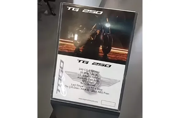 Togo TG 250 resmi