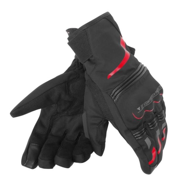 Dainese Tempest D-Dry Short Siyah-Kırmızı resmi