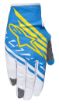 Alpinestars Racer Supermatic Gloves Sarı-Beyaz-Mavi resmi