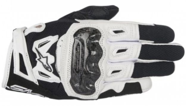 Alpinestars Stella Smx-2 Air Carbon V2 Siyah-Beyaz resmi