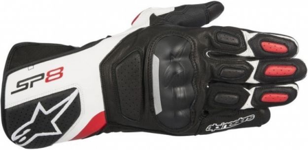 Alpinestars Sp-8 V2 Siyah-Beyaz-Kırmızı resmi