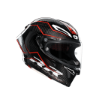 Agv Pista GP RR Mplk Performance Carbon Black Red  resmi