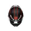 Agv Pista GP RR Mplk Performance Carbon Black Red  resmi