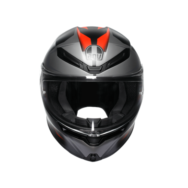 Agv K6 S Karve Matt Black Grey Red resmi