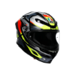 Agv K6 S Erazer Black Red Yellow Fluo resmi