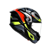 Agv K6 S Erazer Black Red Yellow Fluo resmi