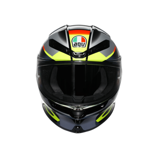 Agv K6 S Erazer Black Red Yellow Fluo resmi