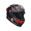 Agv K6S Mplk Slashcut Black Grey Red resmi