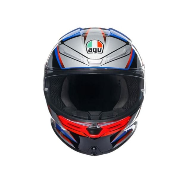 Agv K6 S Slashcut Blue Red  resmi