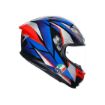 Agv K6 S Slashcut Blue Red  resmi