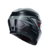 Agv K3 Compound Matt Black Grey resmi