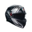 Agv K3 Compound Matt Black Grey resmi
