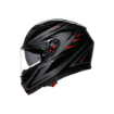 Agv K3 Syth Black Red  resmi