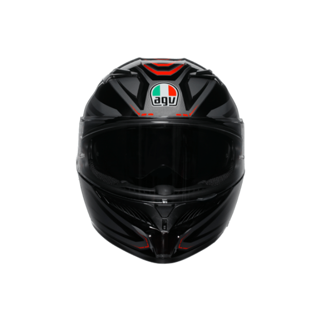 Agv K3 Syth Black Red  resmi