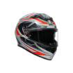 Agv K3 E2206 Space Matt White Red Fluo resmi