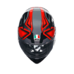 Agv K3 Compound Black Red resmi