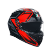 Agv K3 Compound Black Red resmi