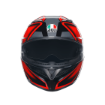 Agv K3 Compound Black Red resmi