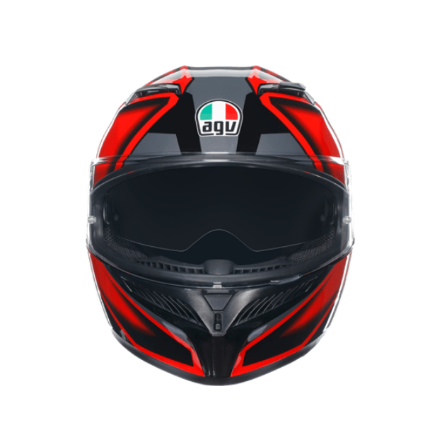 Agv K3 Compound Black Red resmi