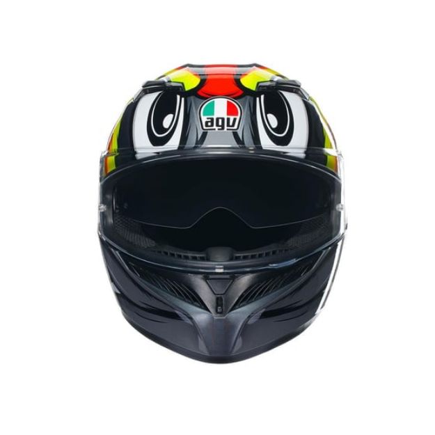 Agv K3 Birdy 2.0 Grey Yellow Red resmi