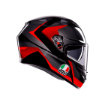 Agv K3 Mplk Striga Black Grey Red resmi