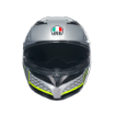 Agv K3 Fortify Grey Black Yellow Fluo  resmi