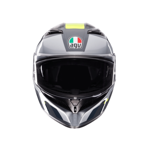 Agv K3 Mplk Shade Grey Yellow Fluo resmi