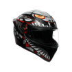 Agv K1 S E2206 Lyzard Matt Black Grey Red  resmi