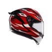 Agv K1 S Lion Black Red White Configuration  resmi
