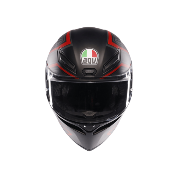 Agv K1 S Sling Matt Black Red resmi