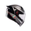 Agv K1 S Lap Matt Black Grey Red resmi