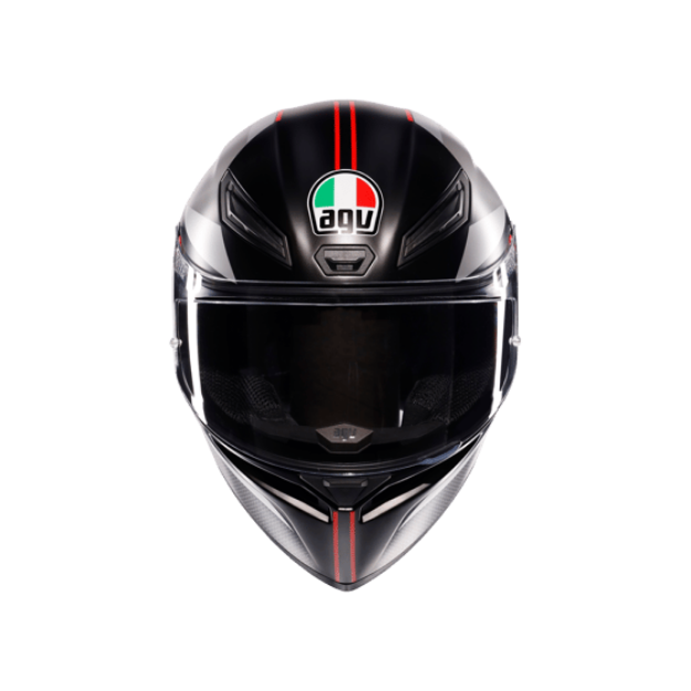 Agv K1 S Lap Matt Black Grey Red resmi