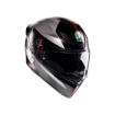 Agv K1 S Lap Matt Black Grey Red resmi