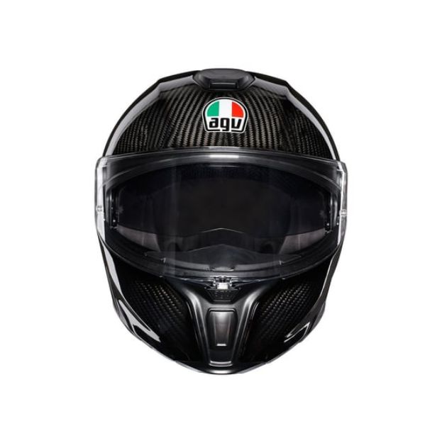Agv Sportmodular Solid Plk Glossy Carbon resmi