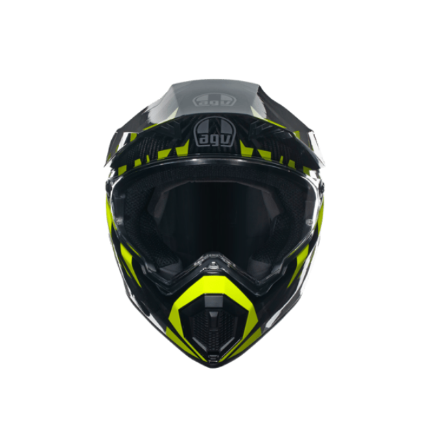 Agv AX9 Steppa Carbon Grey Yellow resmi