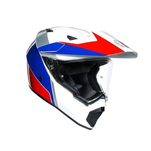 Agv AX9 Multi Atlante White Blue Red resmi