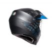 Agv AX9 Multi Antartica Matt Black-Cyan  resmi