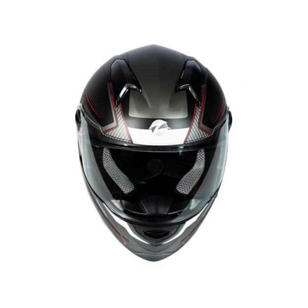 Zeus ZS-811A AL6 Matt Black White Red  resmi
