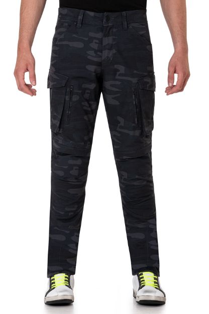 The Biker Jeans Truva Cargo Camo Korumalı resmi
