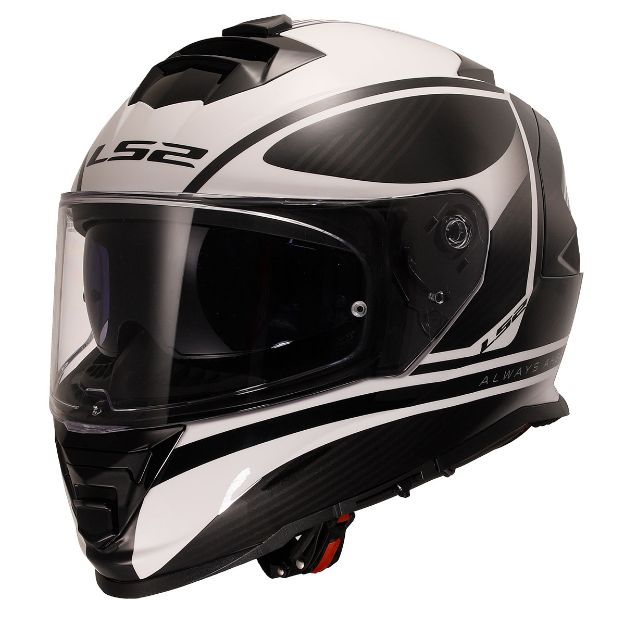 Ls2 Storm 2 Dodger Mat Siyah-Beyaz resmi