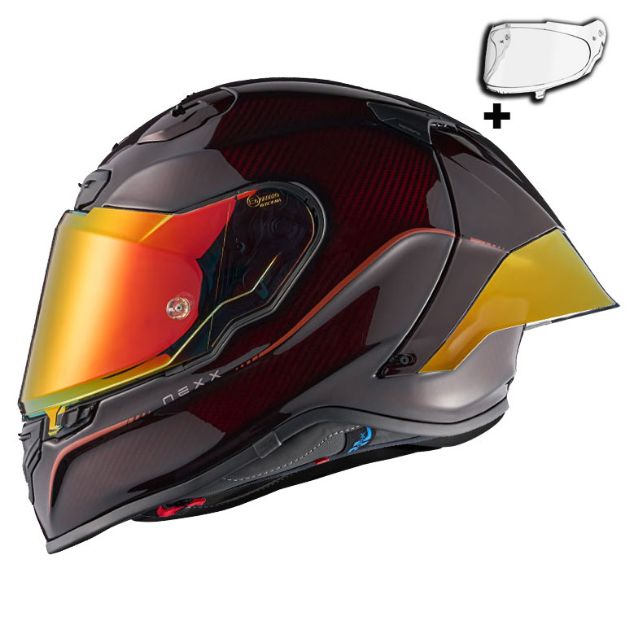 Nexx X.R3r Hagibis Karbon Kırmızı resmi