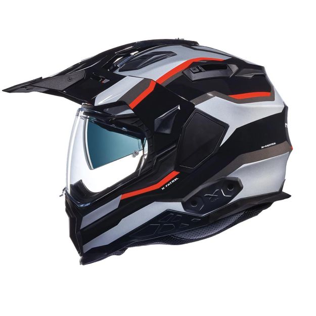 Nexx X.Wed 2 X-Patrol Siyah-Gri-Kırmızı resmi