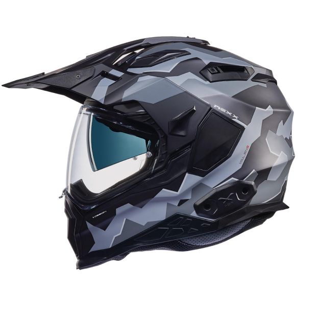 Nexx X.Wed 2 Hill End Mat Siyah-Gri resmi