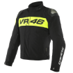 Dainese VR46 Podium Black Fluo Yellow D-Dry resmi