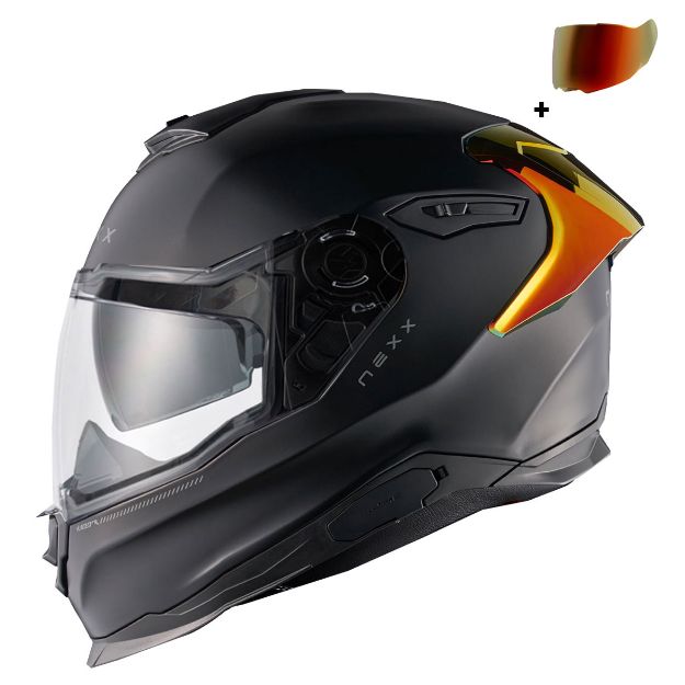 Nexx Y.100r Subsonic Mat Siyah-Kırmızı resmi