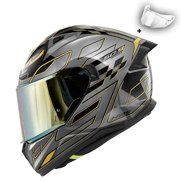 Givi 50.9 Assault Titanium-Bronz-Sarı resmi