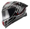 Givi 50.3 Quasar Mat Titanium-Siyah-Kırmızı resmi