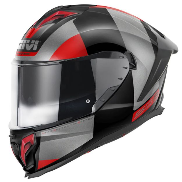 Givi 50.3 Vision Siyah-Titanium-Kırmızı resmi