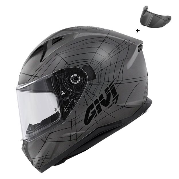 Givi 50.7 Phobia Mat Titanium-Siyah resmi