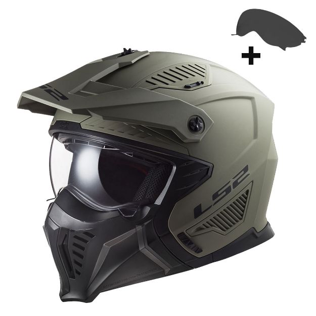 Ls2 Drifter Mat Olive Yeşil resmi
